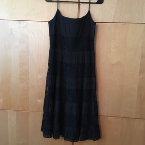 Ann Taylor Black Lace Dress